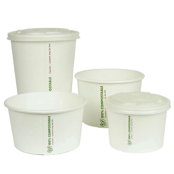 SC-08G Vegware™ Compostable 8-ounce Food Containers